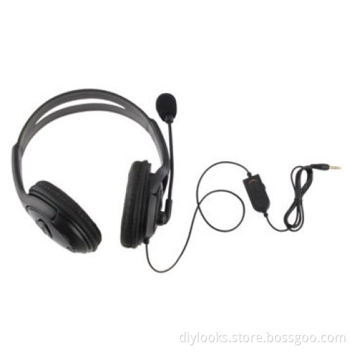 Amplified Universal Wired Gaming Headset Earphone with Mic and Volume Control for PS4